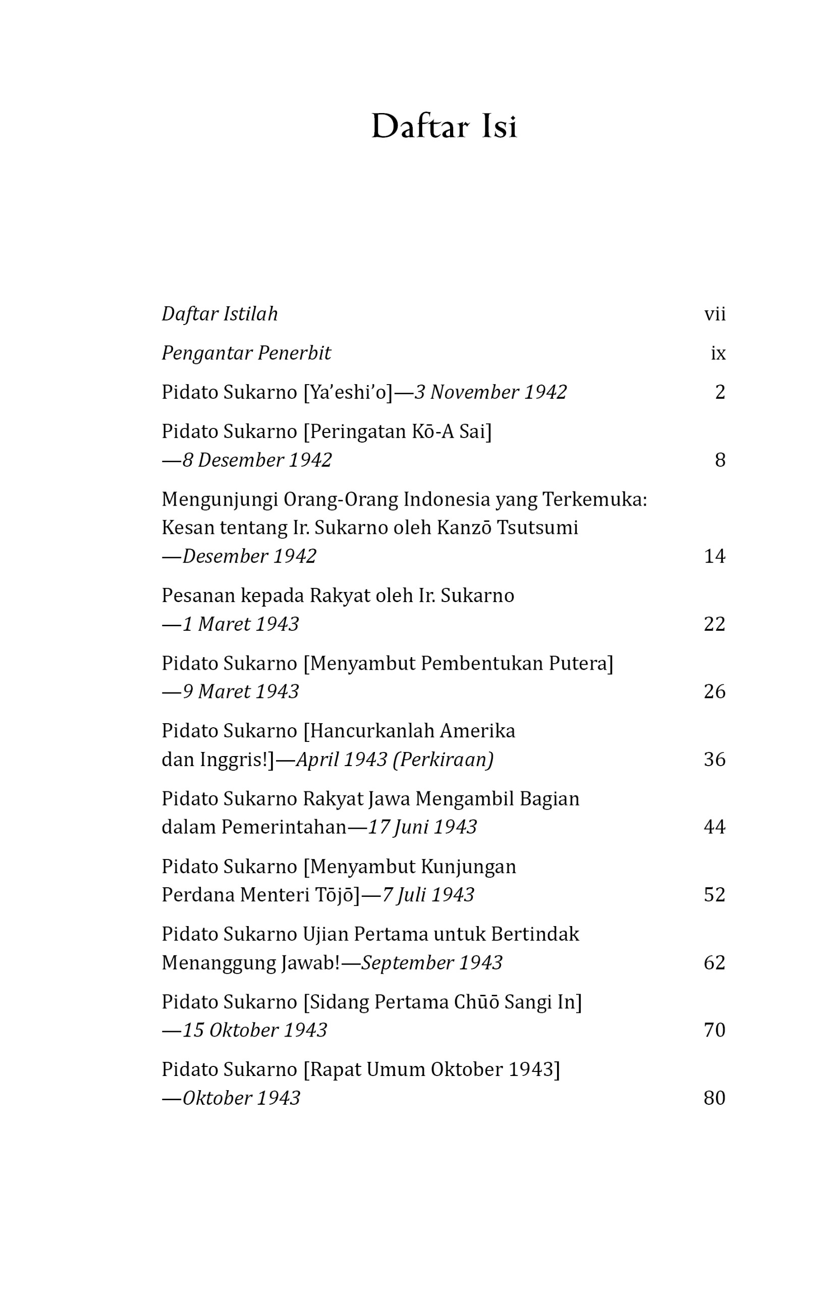Sukarno Zaman Jepang: Pidato, Tulisan, Wawancara dan Foto